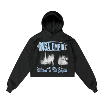 CHAOS CITY CROPPED HOODIES