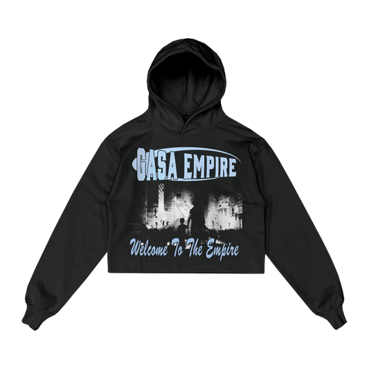 CHAOS CITY CROPPED HOODIES